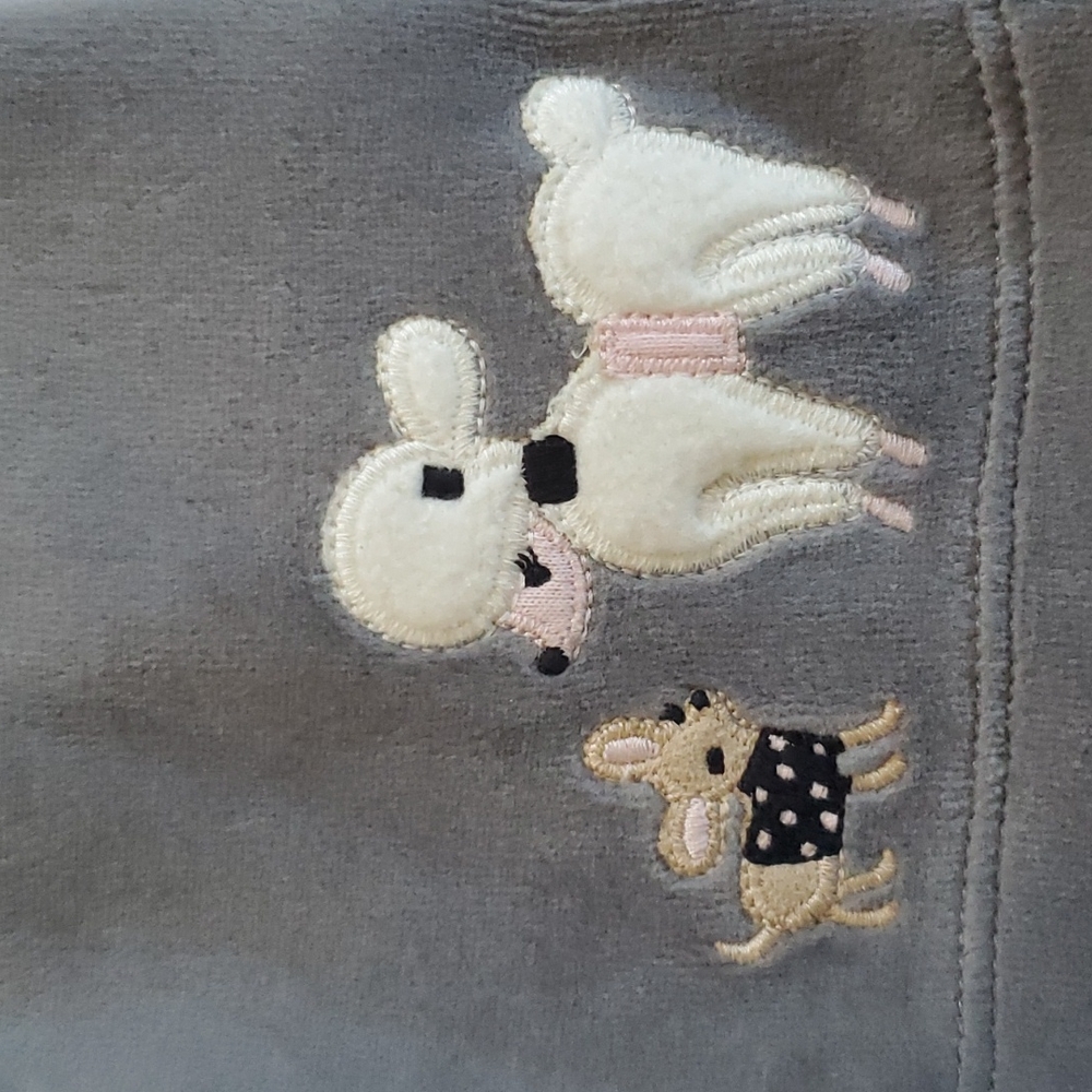 NWT Gymboree Poodle/Chihuahua 18-24 Month Top & 6-12 Month Velour Pants - Picture 4 of 8